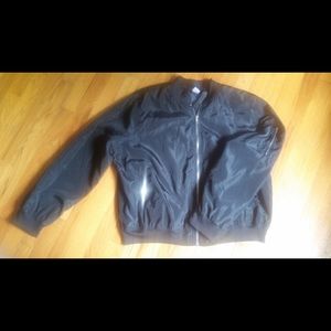 💥PLUS SIZE BLACK SATIN BOMBER JACKET💥